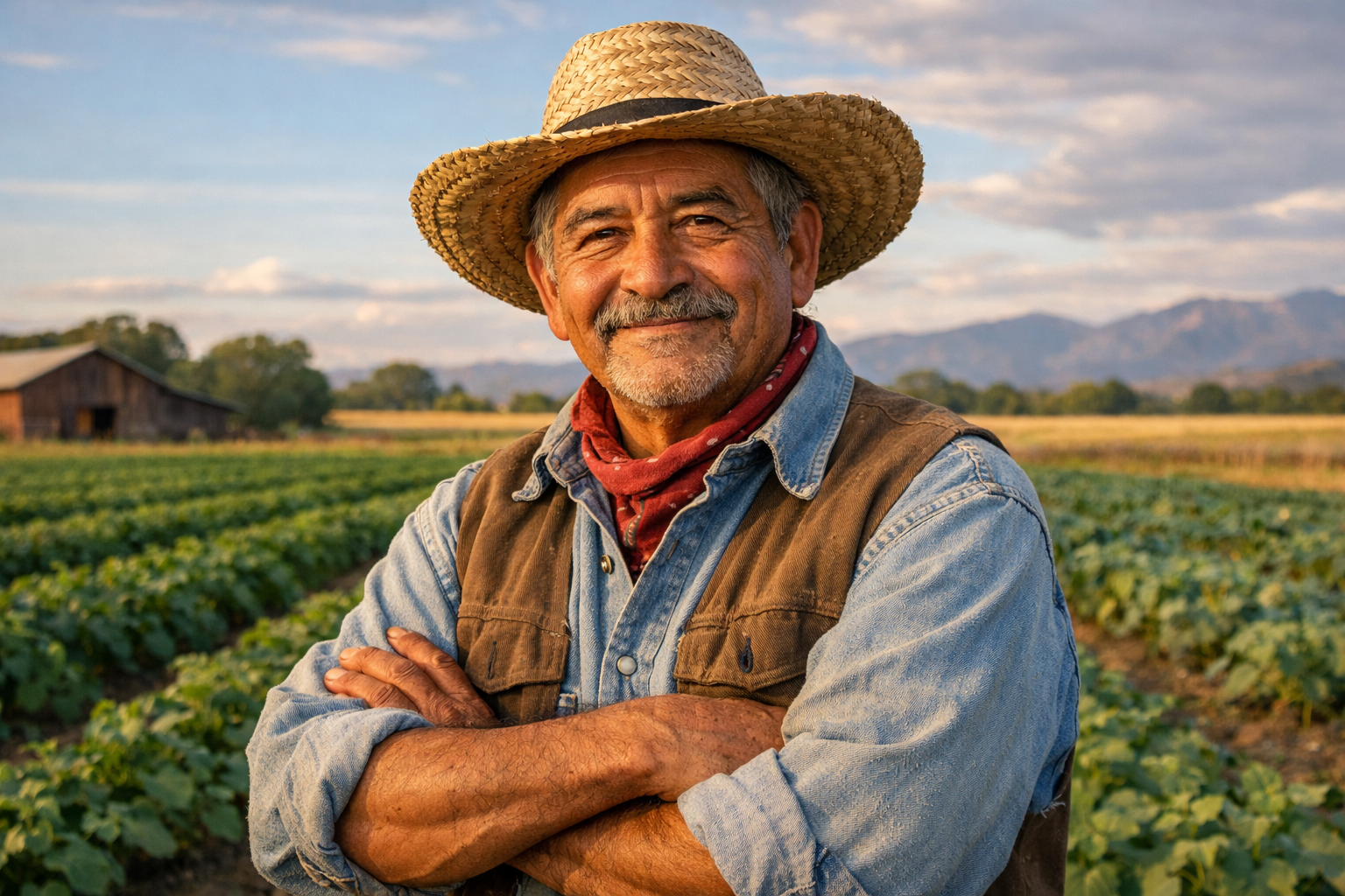 Portrait of Juan Cardenas, Principal of Old Time Farming, Inc.