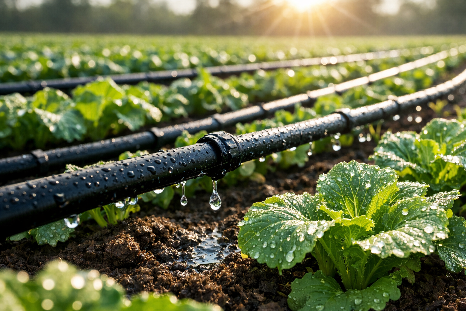 Drip irrigation and water management